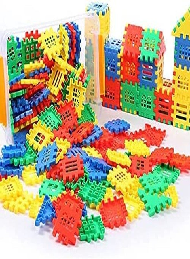 PULSBERY 72 Pcs. House Building Blocks with Attractive Windows Set Construction Puzzles Activity Game for Kids Toys for Boys,Girls,Children for 2,3,4,5,6,7+ Years (Medium) - Image 3